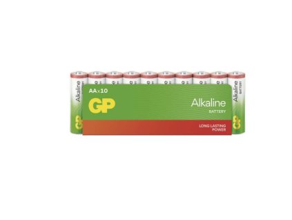 Alkalická baterie GP Alkaline AA (LR6), 10 ks