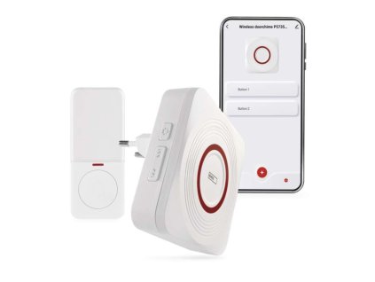 GoSmart Domovní bezdrátový zvonek P5735WS do zásuvky s WiFi