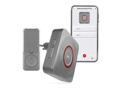GoSmart Domovní bezdrátový zvonek P5735SS do zásuvky s WiFi