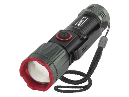 LED nabíjecí kovová svítilna 300 lm, 700 mAh