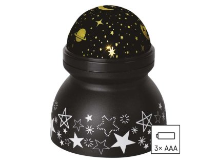 LED dekorativní projektor – vesmír, 3x AAA vnitřní