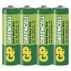 Zinková baterie GP Greencell AA (R6), 4 ks