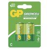Zinková baterie GP Greencell C (R14), 2 ks