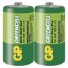 Zinková baterie GP Greencell D (R20), 2 ks