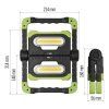 COB LED nabíjecí pracovní reflektor P4536, 2000 lm, 8000 mAh