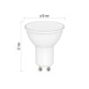 Chytrá LED žárovka GoSmart MR16 / GU10 / 4,8 W (35 W) / 400 lm / RGB / stmívatelná / WiFi