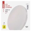 LED přisazené svítidlo TORI, kruhové bílé 36W neutrální b., IP54