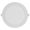 LED vestavné svítidlo NEXXO, kruhové, bílé, 18W, neutrální bílá