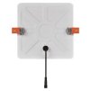 LED vestavné svítidlo VIXXO, čtvercové, bílé, 19W neut.b.,IP65