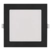 LED vestavné svítidlo NEXXO, čtvercové, černé, 12,5W, se změnou CCT
