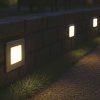 LED orientační vestavné svítidlo AMAL 80×80, 2W teplá bílá,IP65