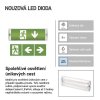 LED Nouzové svítidlo NESSI 3W 3h IP65
