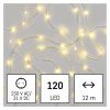 LED vánoční drop řetěz, 12 m, venkovní i vnitřní, teplá bílá, časovač