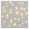 LED vánoční drop řetěz, 12 m, venkovní i vnitřní, teplá bílá, časovač