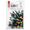 LED vánoční řetěz, 12 m, venkovní i vnitřní, multicolor, časovač