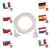 Prodlužovací kabel 10 m / 1 zásuvka / bílý / PVC / 1 mm2
