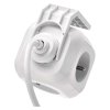 Prodlužovací kabel - kostka 1,9 m / 4 zásuvky / bílý / PVC / s USB / 1 mm2