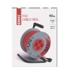 Prodlužovací kabel na bubnu 50 m / 4 zásuvky / červený / PVC / 230 V / 1,5 mm2
