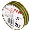 Izolační páska PVC 19mm / 20m zelenožlutá