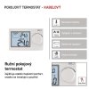 Pokojový manuální drátový termostat P5604