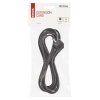 Flexo šňůra PVC 3× 1,0mm2, 5m, černá