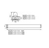 ALDO 4LED 1X60 trubicové svítidlo 60cm