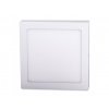 Bílý přisazený LED panel hranatý 220 x 220mm 18W Economy