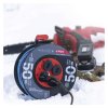 Počasí odolný prodluž. kabel na bubnu 50 m / 4 zásuvky / modrý / PVC / 230 V / 1,5 mm2