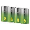 Alkalická baterie GP Super D (LR20), balení 4ks