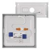 LED přisazené svítidlo NEXXO, čtvercové, bílé, 12,5W, neutrální bílá