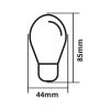 LED žárovka E27 1W FILAMENT S14