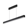 Černé lineární závěsné LED svítidlo 40W CCT Premium