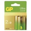Alkalická baterie GP Ultra D (LR20), 2 ks