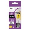 LED žárovka Filament A60 / E27 / 11W (100W) / 1521 lm / neutrální bílá / stmívatelná