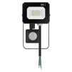 LED reflektor SIMPO s pohybovým čidlem, 10 W, černý, neutrální bílá