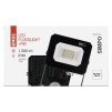 LED reflektor SIMPO s pohybovým čidlem, 10 W, černý, neutrální bílá