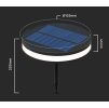 Solární zahradní svítidlo zapichovací 2W IP54