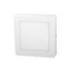 Bílý přisazený LED panel hranatý 170 x 170mm 12W Economy, BALENÍ 4 KUSY