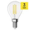 LED žárovka Filament Mini Globe / E14 / 5,9 W (60 W) / 806 lm / neutrální bílá