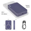 Powerbanka EMOS WI 1046, 10 000 mAh, 20 W+Wireless, modrá