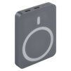 Powerbanka EMOS WI 522, 5 000 mAh, 20 W+Wireless, šedá