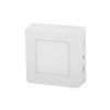 Bílý přisazený LED panel hranatý 120 x 120mm 6W Economy+