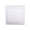 Bílý přisazený LED panel hranatý 220 x 220mm 18W Economy+