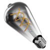 LED žárovka DECO SMOKED ST64 / E27 / 4,5 W (19 W) / 180 lm / flame