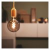 LED žárovka DECO SMOKED G125 / E27 / 4,5 W (19 W) / 180 lm / flame