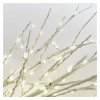 LED dekorace – 2x březová větvička, 60 cm, 3x AA, venkovní i vnitřní, teplá bílá, časovač