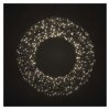 LED vánoční věnec – 480 LED, venkovní i vnitřní, teplá bílá