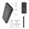 Powerbanka EMOS AlphaQ3, 10 000 mAh, 22,5 W, černá