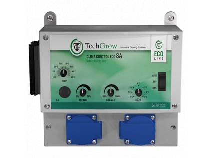 TechGrow Clima Control ECO - regulátor otáček a teploty (Variant 8A)