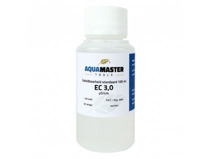 32787 aqua master tools ec 3 0 100 ml kalibracni roztok box 18 ks